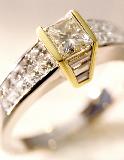 vintage diamond gold ring