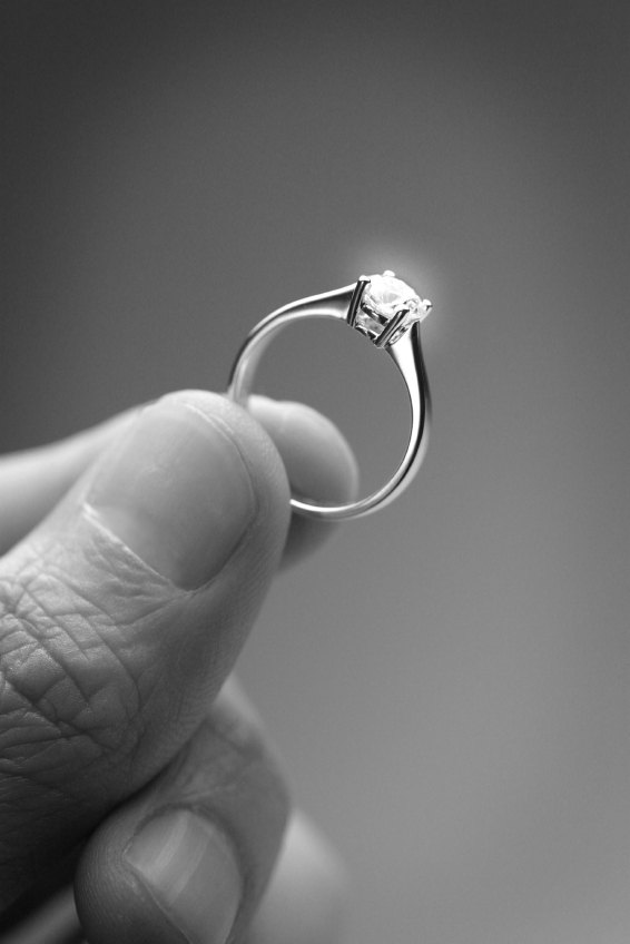 titanium engagement ring